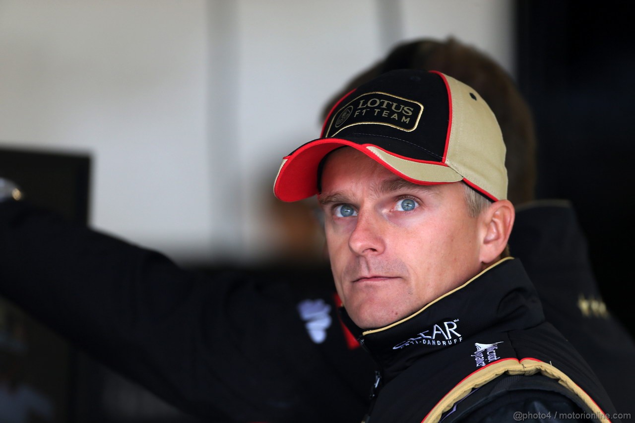 GP USA, 15.11.2013- Prove Libere 1, Heikki Kovalainen (FIN) Lotus F1 Team E21  
