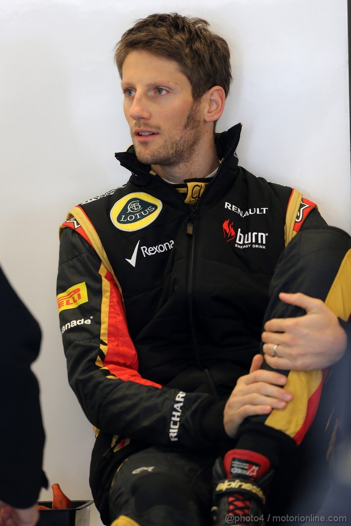 GP USA, 15.11.2013- Prove Libere 1, Romain Grosjean (FRA) Lotus F1 Team E21 