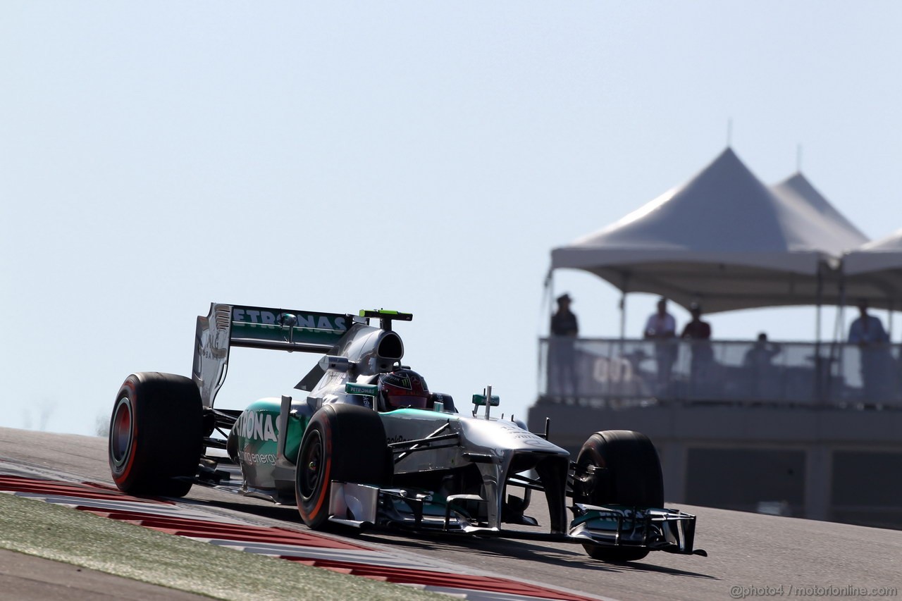 GP USA, 15.11.2013- Prove Libere 1, Lewis Hamilton (GBR) Mercedes AMG F1 W04 