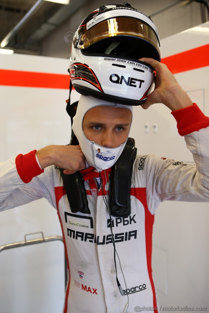 GP USA, 15.11.2013- Prove Libere 1, Max Chilton (GBR), Marussia F1 Team MR02