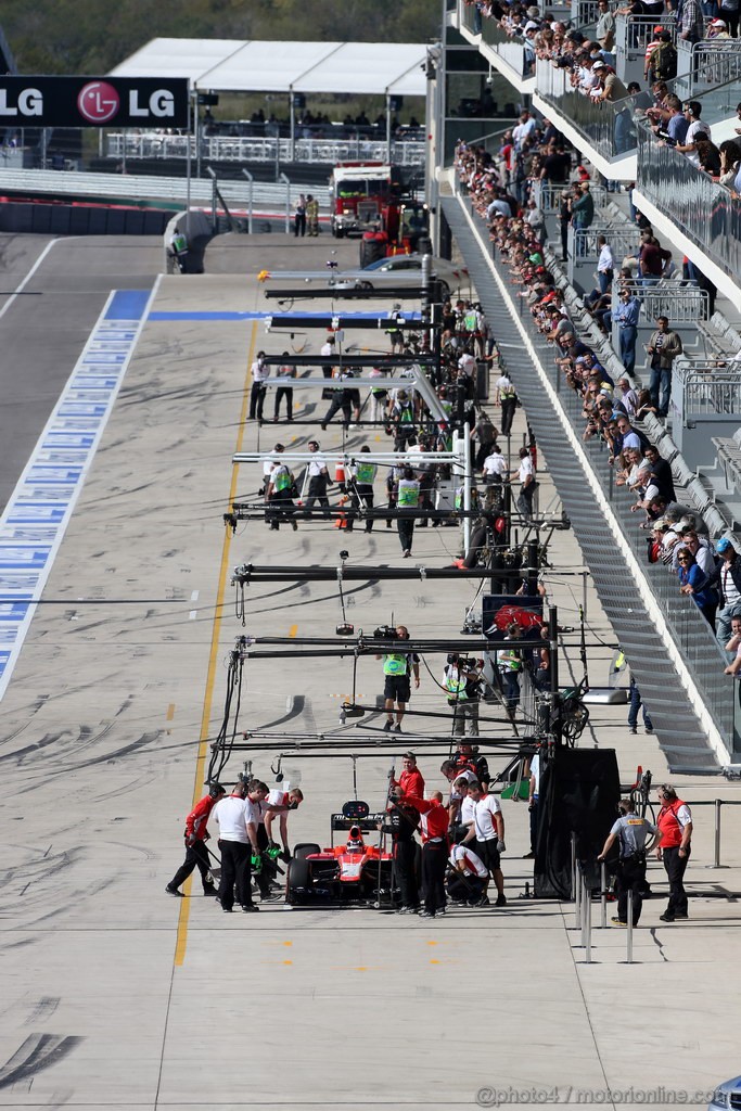 GP USA, 15.11.2013- Prove Libere 2, Max Chilton (GBR), Marussia F1 Team MR02 