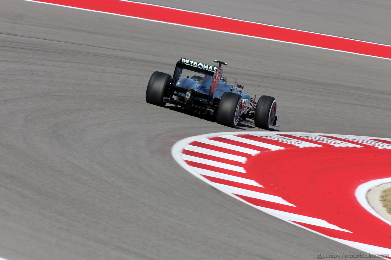 GP USA, 15.11.2013- Prove Libere 2, Lewis Hamilton (GBR) Mercedes AMG F1 W04 
