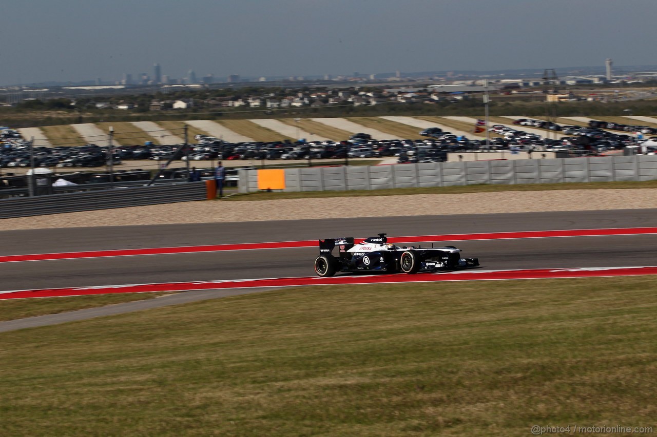 GP USA, 15.11.2013- Prove Libere 2, Pastor Maldonado (VEN) Williams F1 Team FW35 