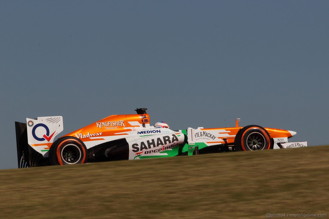 GP USA, 15.11.2013- Prove Libere 2, Paul di Resta (GBR) Sahara Force India F1 Team VJM06 