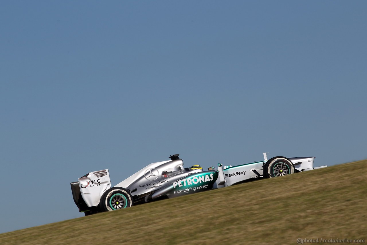 GP USA, 15.11.2013- Prove Libere 2, Nico Rosberg (GER) Mercedes AMG F1 W04 