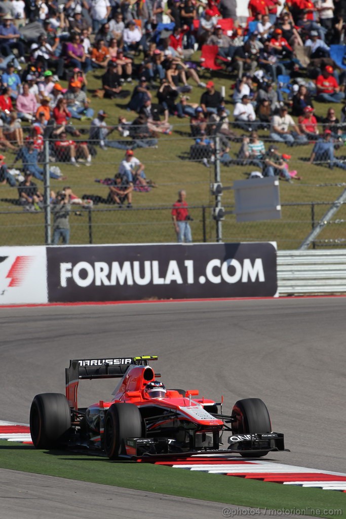 GP USA, 15.11.2013- Prove Libere 2, Max Chilton (GBR), Marussia F1 Team MR02 