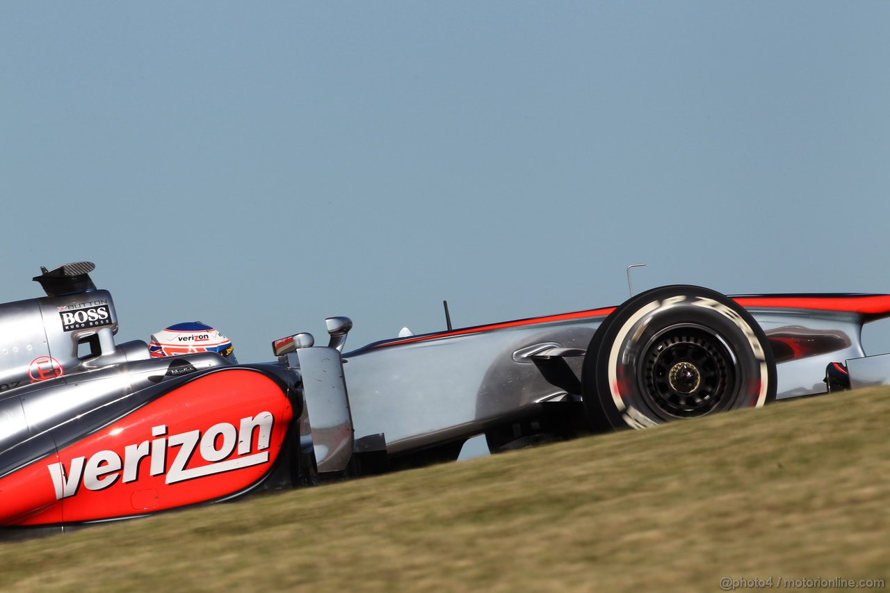 GP USA, 15.11.2013- Prove Libere 2, Jenson Button (GBR) McLaren Mercedes MP4-28 