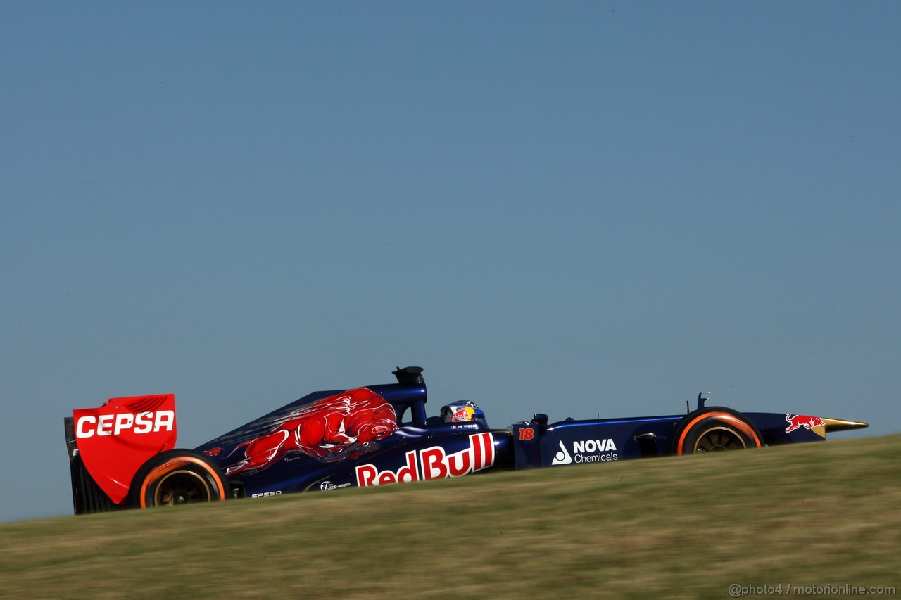 GP USA, 15.11.2013- Prove Libere 2, Jean-Eric Vergne (FRA) Scuderia Toro Rosso STR8 