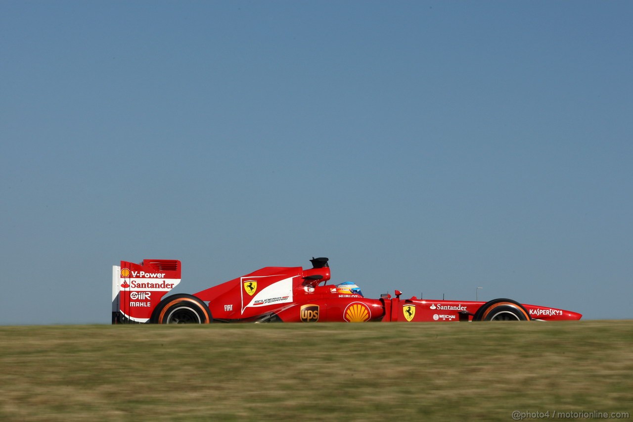 GP USA, 15.11.2013- Prove Libere 2, Fernando Alonso (ESP) Ferrari F138 