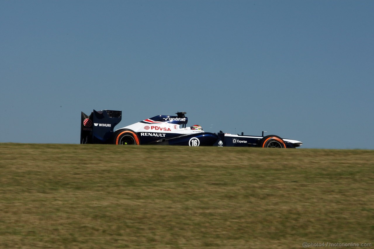 GP USA, 15.11.2013- Prove Libere 2, Pastor Maldonado (VEN) Williams F1 Team FW35 