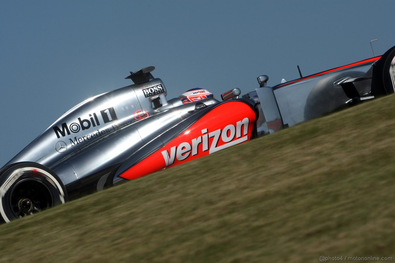 GP USA, 15.11.2013- Prove Libere 2, Jenson Button (GBR) McLaren Mercedes MP4-28 