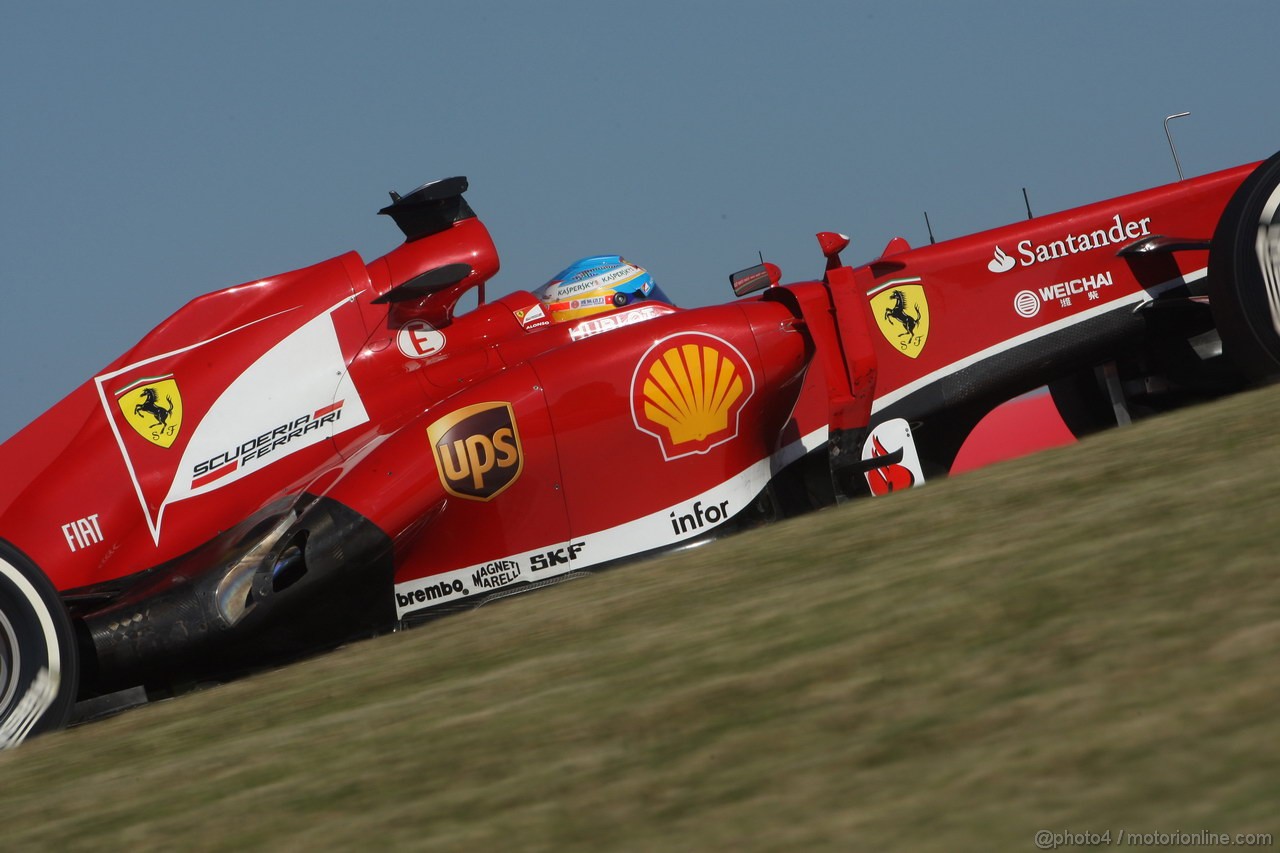 GP USA, 15.11.2013- Prove Libere 2, Fernando Alonso (ESP) Ferrari F138 
