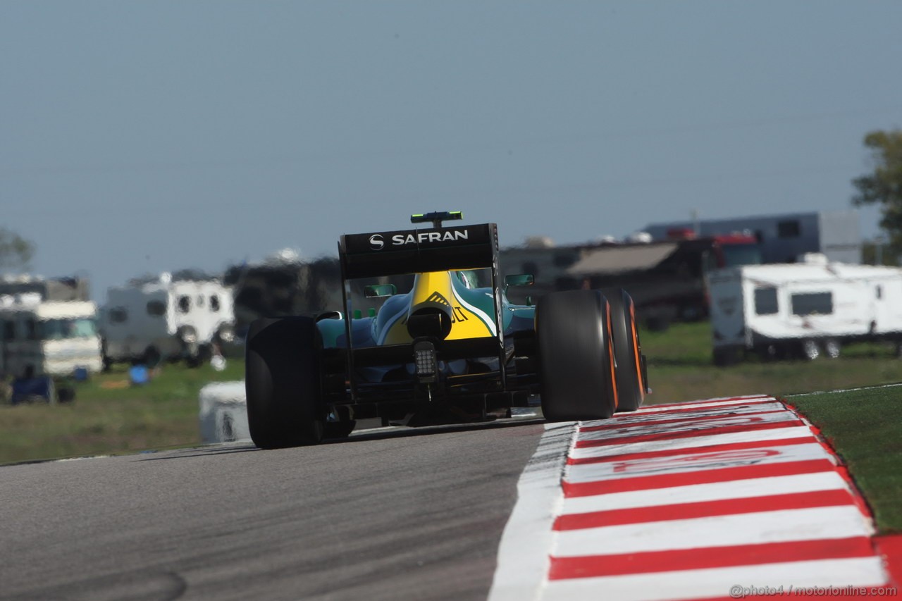 GP USA, 15.11.2013- Prove Libere 2, Giedo Van der Garde (NED), Caterham F1 Team CT03 