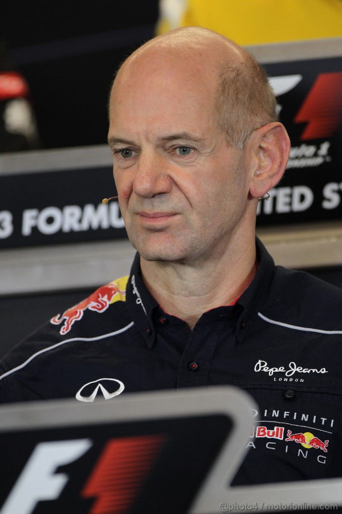 GP USA, 15.11.2013- Conferenza Stampa, Adrian Newey (GBR), Red Bull Racing , Technical Operations Director 