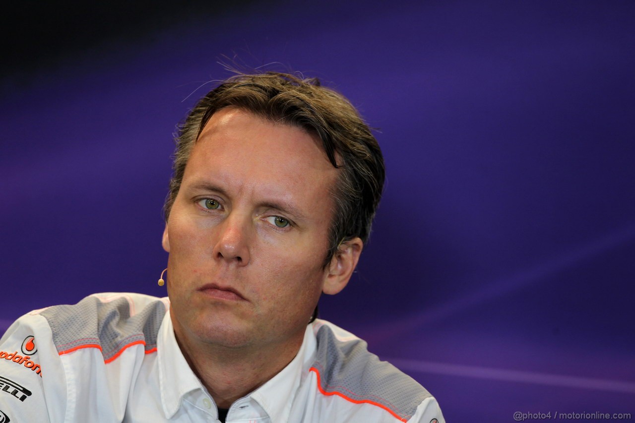 GP USA, 15.11.2013- Conferenza Stampa, Sam Michael (AUS) McLaren Sporting Director 