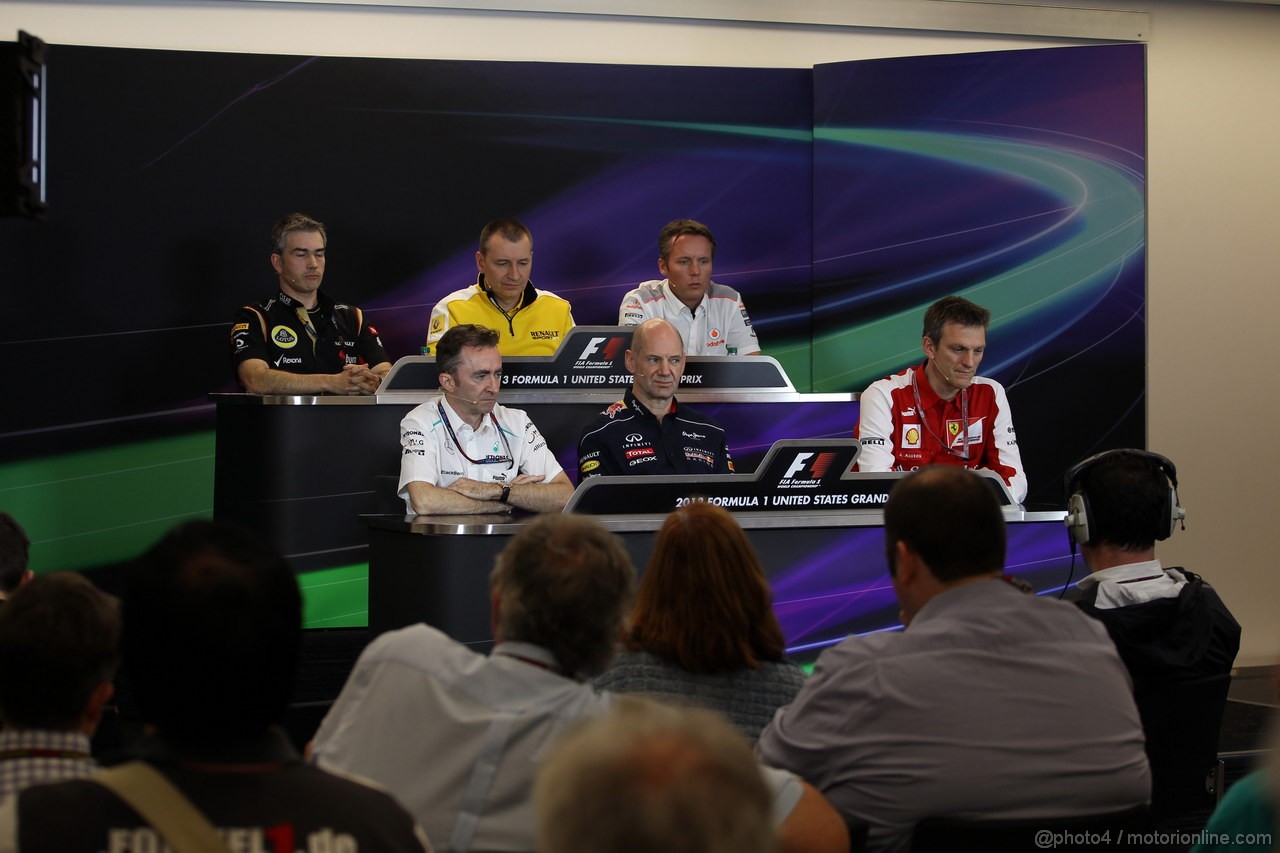 GP USA, 15.11.2013- Conferenza Stampa, Adrian Newey (GBR), Red Bull Racing , Technical Operations Director 