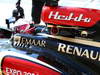 GP USA, 15.11.2013- Free Practice 1, A message to Kimi Raikkonen (FIN) Lotus F1 Team E21 