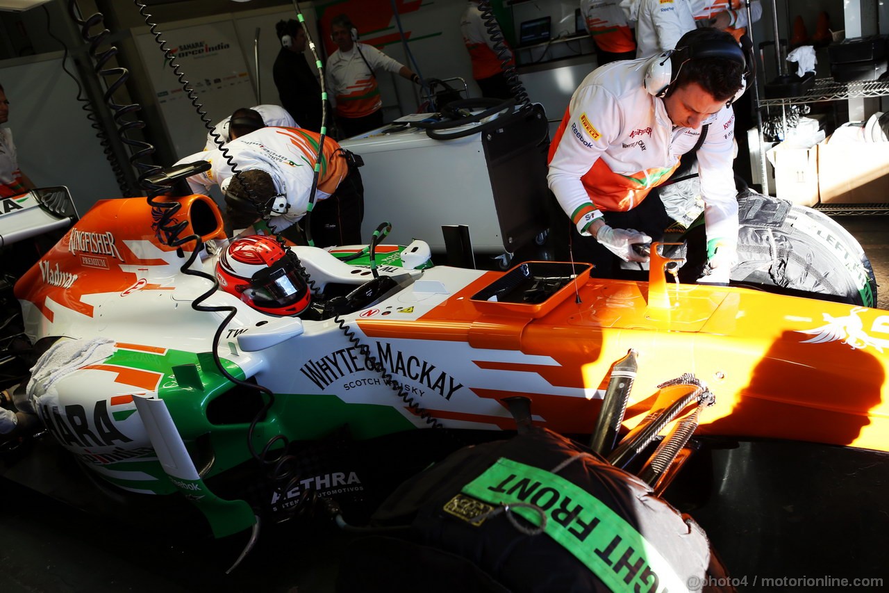 JEREZ TEST FEBBRAIO 2013, James Rossiter (GBR) Sahara Force India F1 VJM06 Simulator Driver.
07.02.2013. 