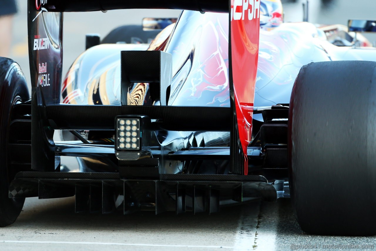 JEREZ TEST FEBBRAIO 2013, Scuderia Toro Rosso STR8 rear diffuser.
07.02.2013. 