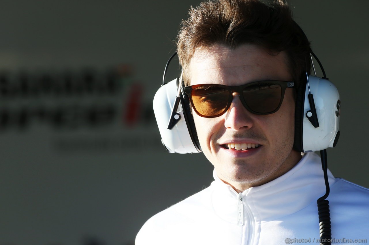 JEREZ TEST FEBBRAIO 2013, Jules Bianchi (FRA) Sahara Force India F1.
07.02.2013. 