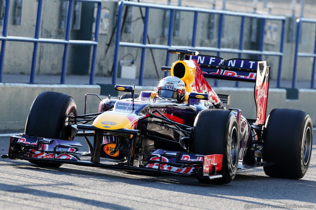 JEREZ TEST FEBBRAIO 2013, Sebastian Vettel (GER) Red Bull Racing RB9.
07.02.2013. 