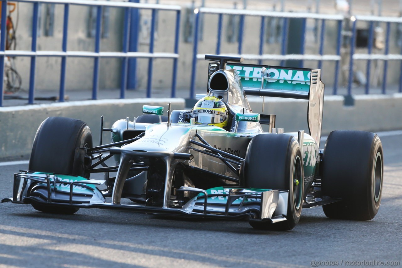 JEREZ TEST FEBBRAIO 2013, Nico Rosberg (GER) Mercedes AMG F1 W04.
07.02.2013. 