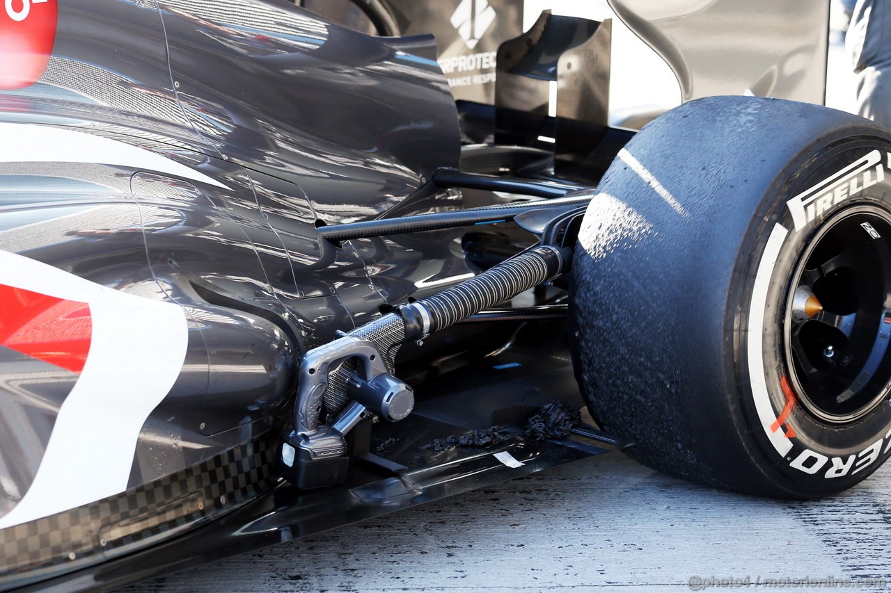 JEREZ TEST FEBBRAIO 2013, Sauber C32 rear suspension e exhaust.
07.02.2013. 