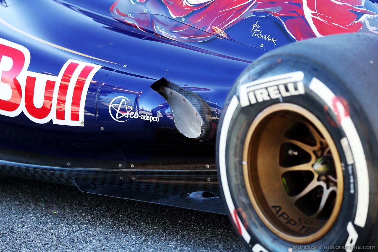 JEREZ TEST FEBBRAIO 2013, Scuderia Toro Rosso STR8 exhaust.
07.02.2013. 