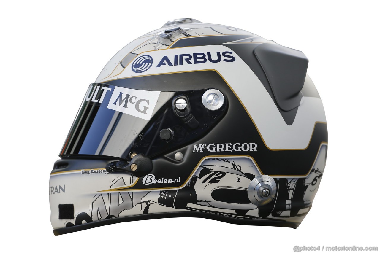 JEREZ TEST FEBBRAIO 2013, The helmet of Giedo van der Garde (NLD) Caterham F1 Team.
07.02.2013. 