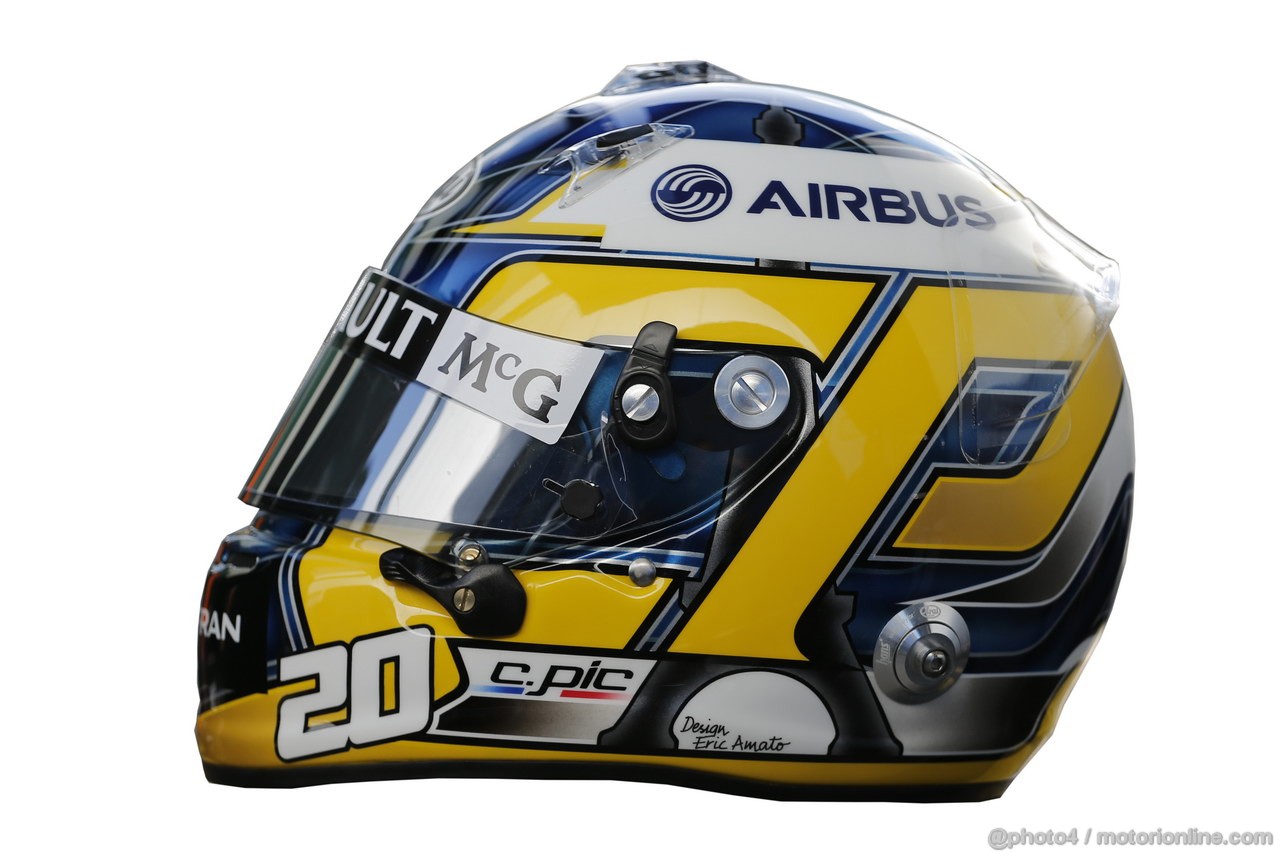 JEREZ TEST FEBBRAIO 2013, The helmet of Charles Pic (FRA) Caterham.
07.02.2013. 