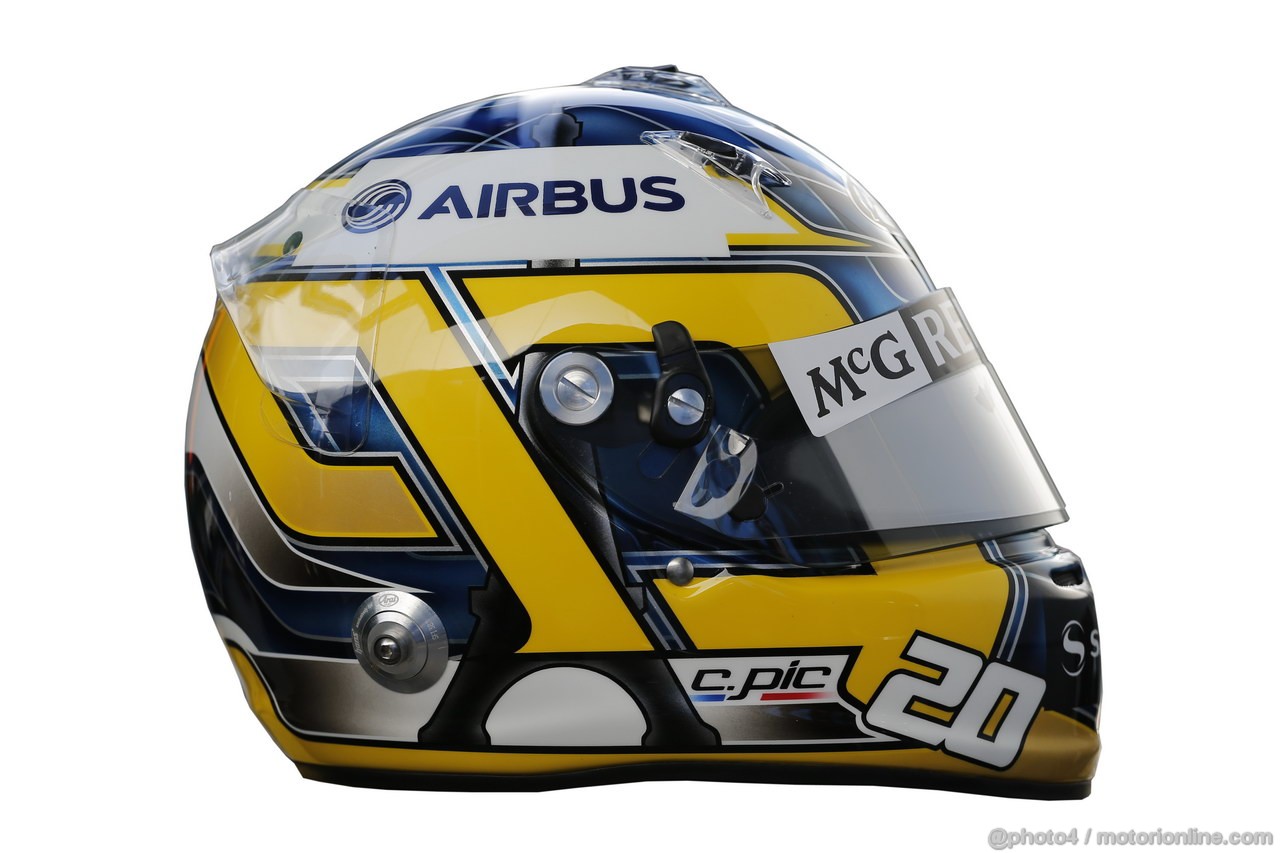 JEREZ TEST FEBBRAIO 2013, The helmet of Charles Pic (FRA) Caterham.
07.02.2013. 