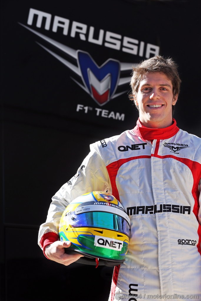 JEREZ TEST FEBBRAIO 2013, Luiz Razia (BRA) Marussia F1 Team.
07.02.2013. 