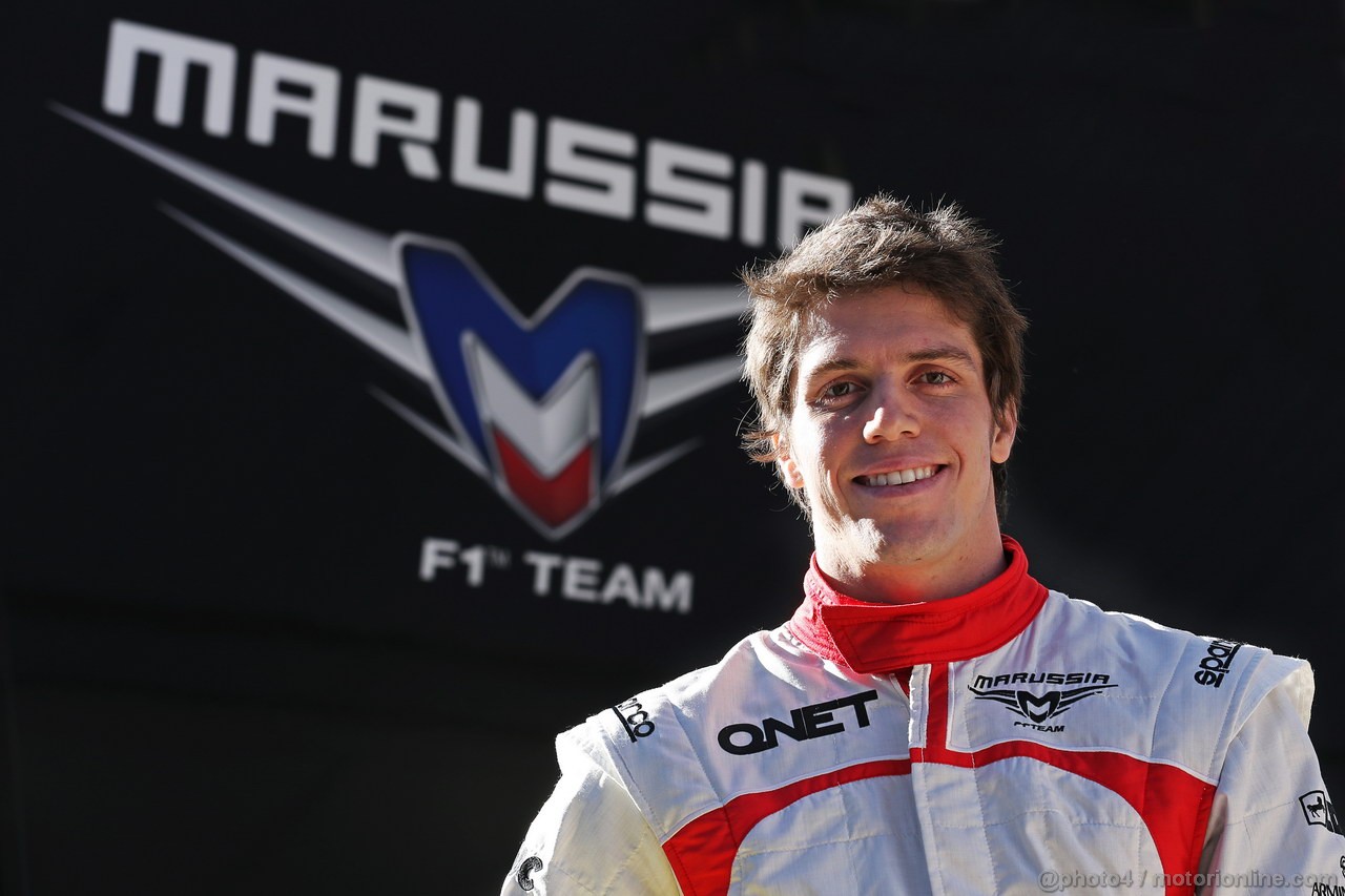 JEREZ TEST FEBBRAIO 2013, Luiz Razia (BRA) Marussia F1 Team.
07.02.2013. 