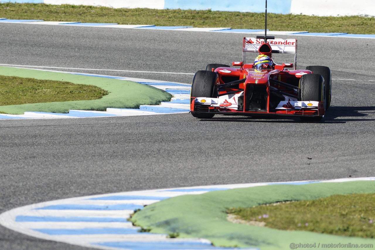 JEREZ TEST FEBBRAIO 2013, Felipe Massa (BRA) Ferrari F138.
07.02.2013. 