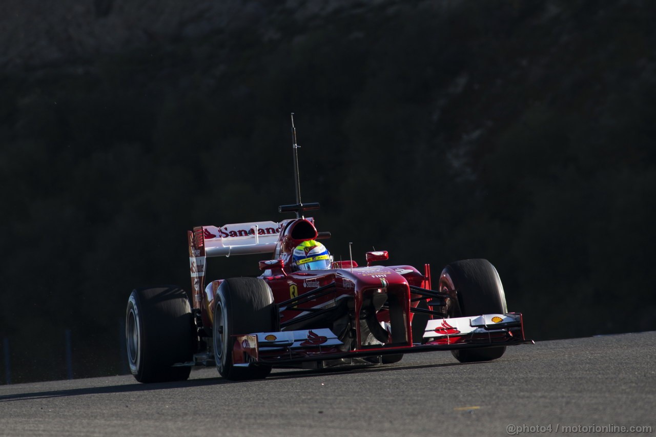 JEREZ TEST FEBBRAIO 2013, Felipe Massa (BRA) Ferrari F138.
07.02.2013. 