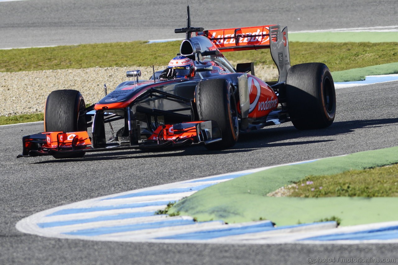 JEREZ TEST FEBBRAIO 2013, Jenson Button (GBR) McLaren MP4-28.
07.02.2013. 
