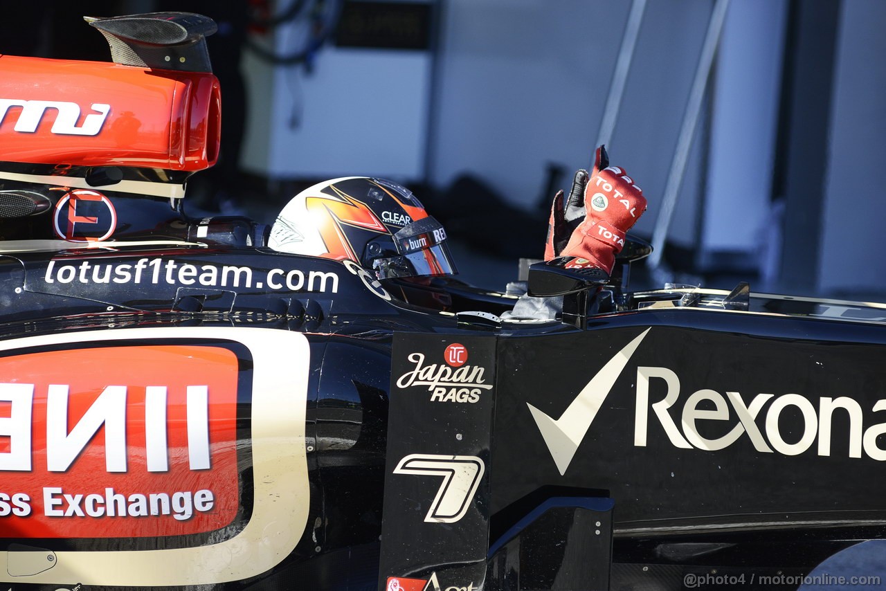 JEREZ TEST FEBBRAIO 2013, Kimi Raikkonen (FIN) Lotus F1 E21.
07.02.2013. 
