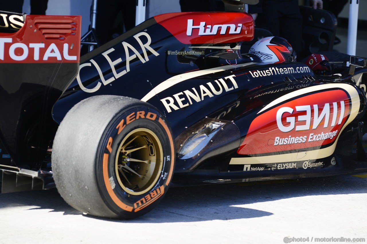 JEREZ TEST FEBBRAIO 2013, Kimi Raikkonen (FIN) Lotus F1 E21.
07.02.2013. 