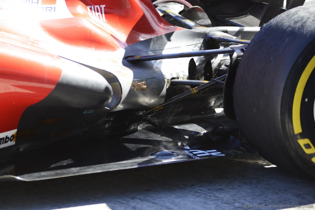 JEREZ TEST FEBBRAIO 2013, Ferrari F138 rear suspension e exhaust detail.
07.02.2013. 