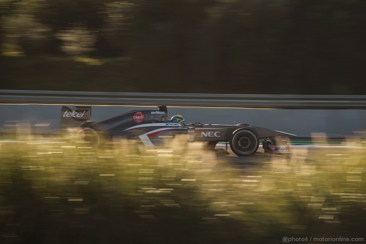 JEREZ TEST FEBBRAIO 2013, Esteban Gutierrez (MEX) Sauber C32.
07.02.2013. 
