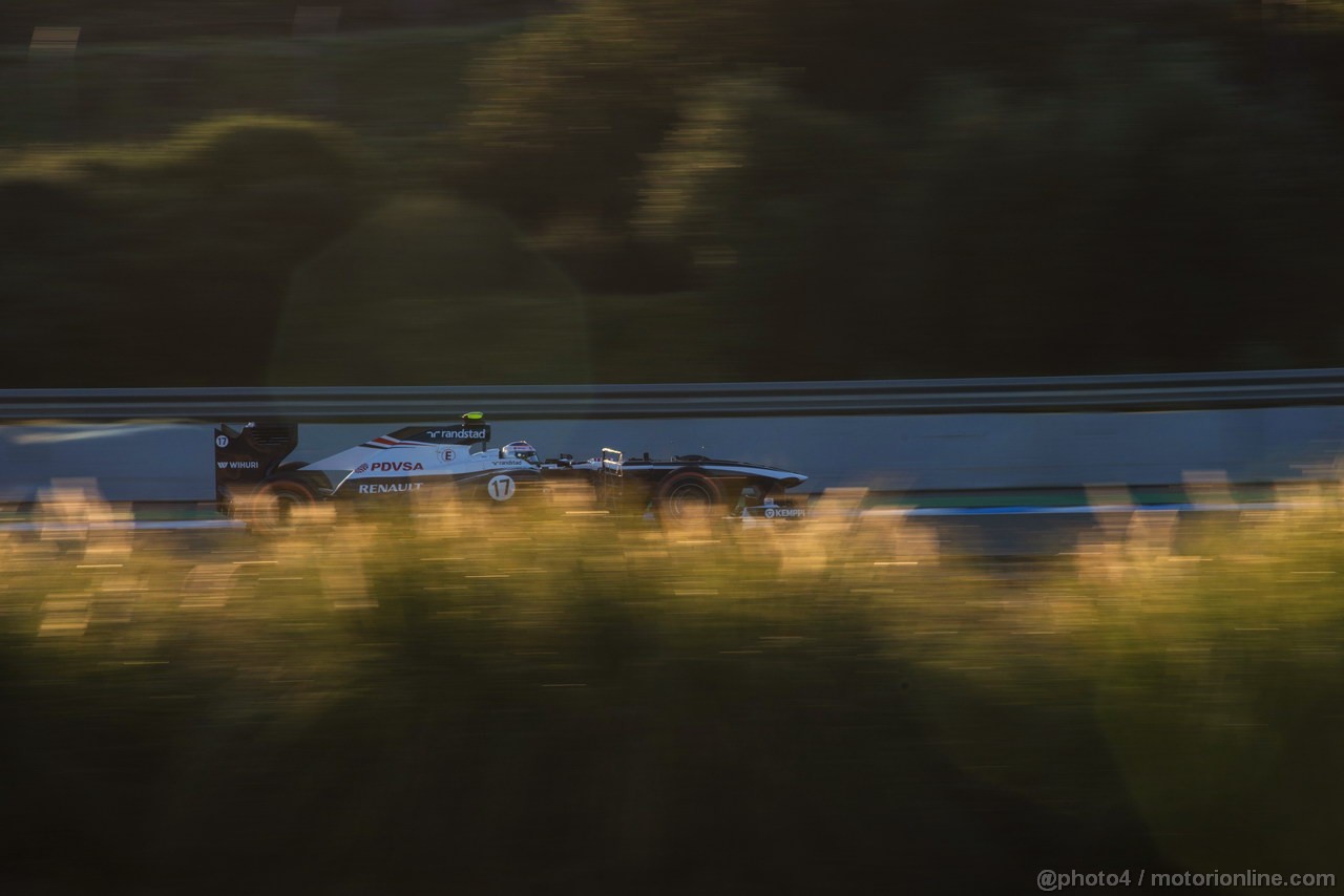 JEREZ TEST FEBBRAIO 2013, Pastor Maldonado (VEN) Williams FW34.
07.02.2013. 