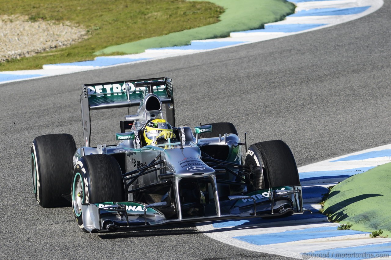 JEREZ TEST FEBBRAIO 2013, Nico Rosberg (GER) Mercedes AMG F1 W04.
07.02.2013. 
