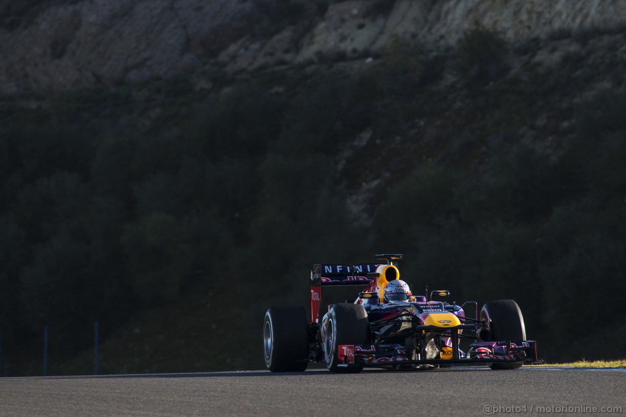 JEREZ TEST FEBBRAIO 2013, Sebastian Vettel (GER) Red Bull Racing RB9.
07.02.2013. 