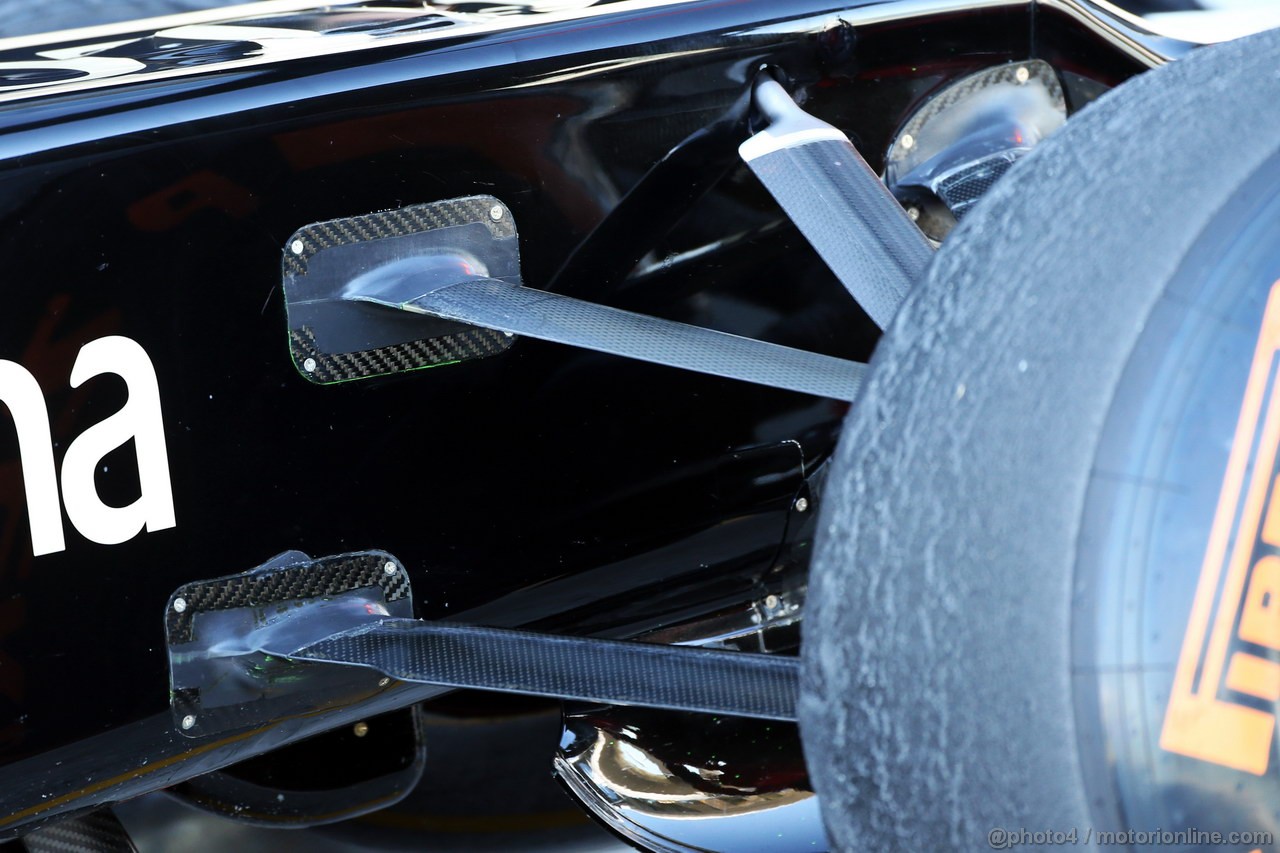 JEREZ TEST FEBBRAIO 2013, Lotus F1 E21 front suspension detail.
07.02.2013. 