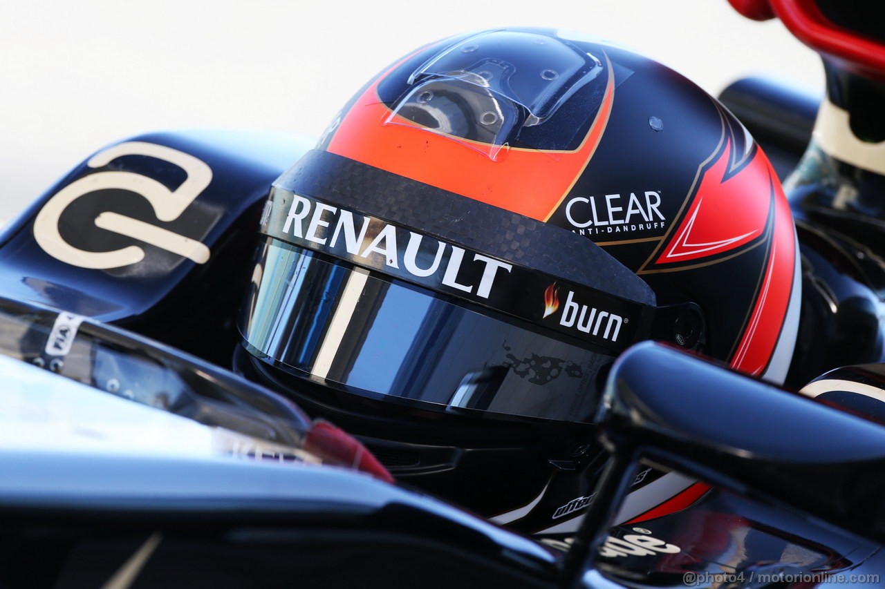 JEREZ TEST FEBBRAIO 2013, Kimi Raikkonen (FIN) Lotus F1 E21 - helmet.
07.02.2013. 