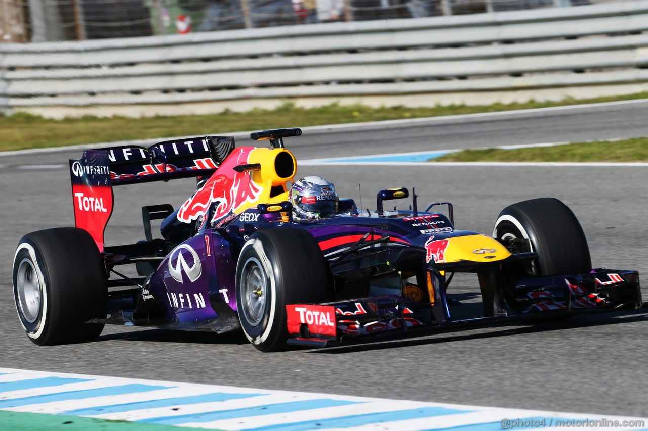 JEREZ TEST FEBBRAIO 2013, Sebastian Vettel (GER) Red Bull Racing RB9.
07.02.2013. 