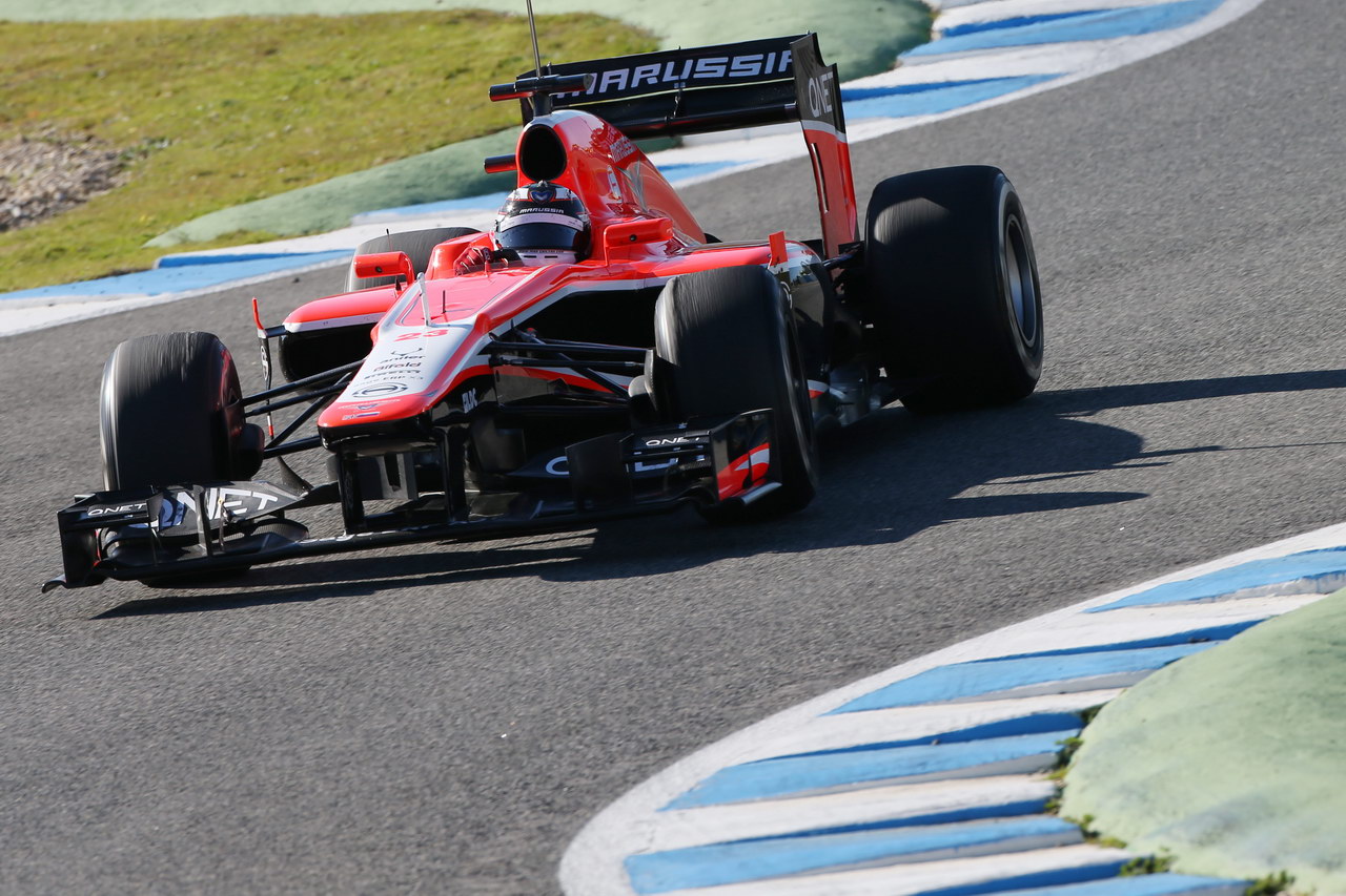 JEREZ TEST FEBBRAIO 2013, Max Chilton (GBR) Marussia F1 Team MR02.
07.02.2013. 