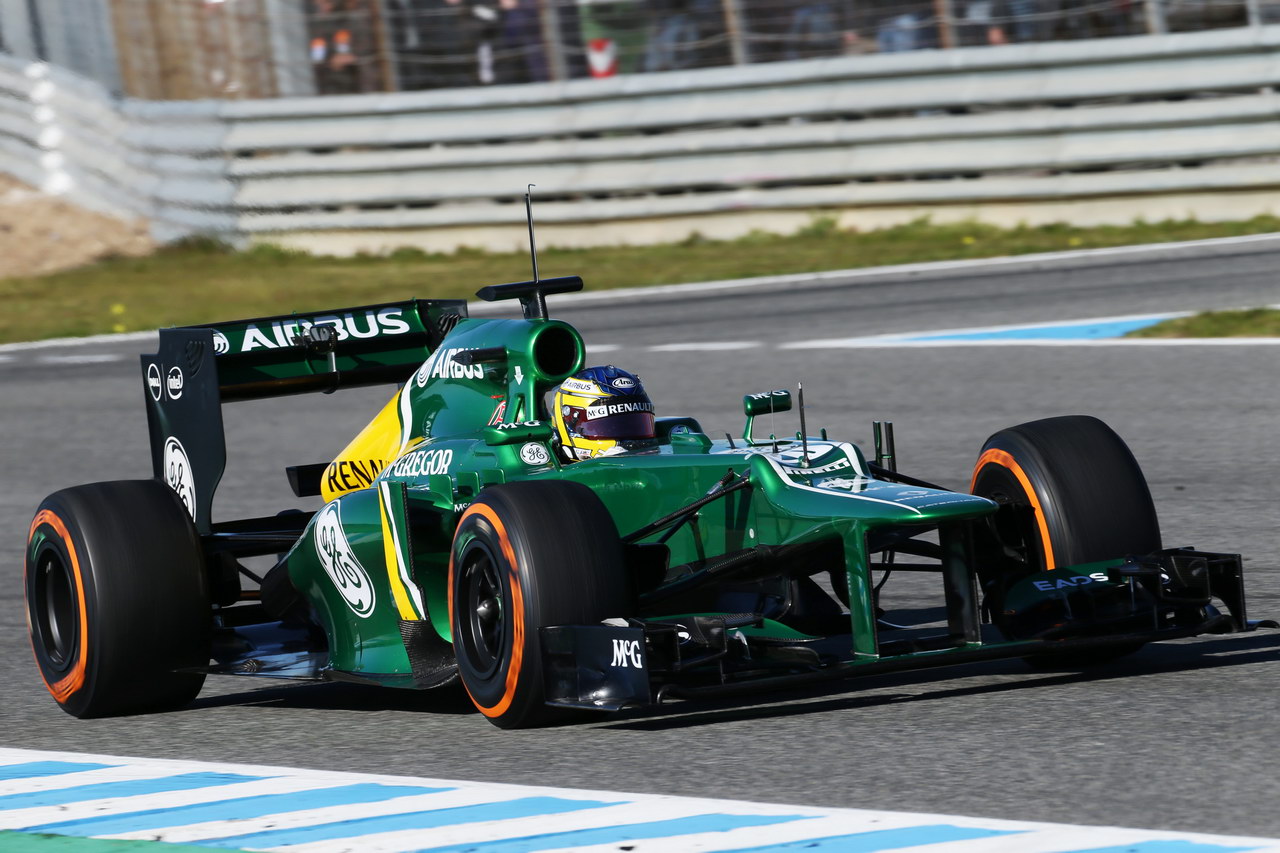 JEREZ TEST FEBBRAIO 2013, Giedo van der Garde (NLD) Caterham CT03.
07.02.2013. 