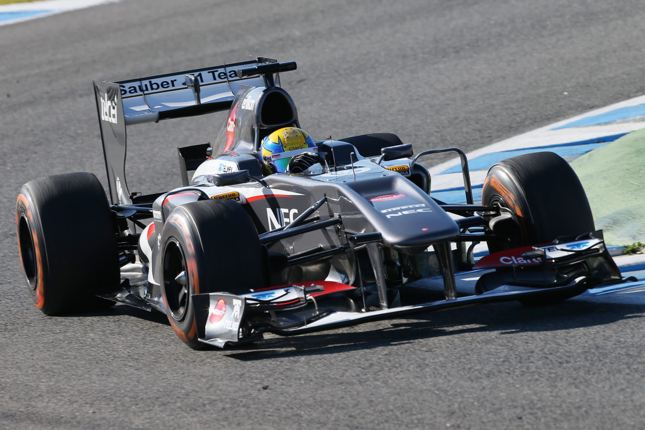JEREZ TEST FEBBRAIO 2013, Esteban Gutierrez (MEX) Sauber C32.
07.02.2013. 