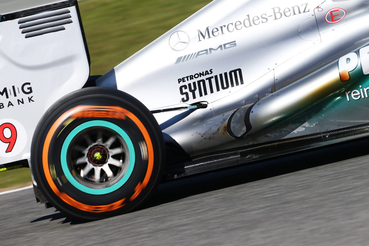 JEREZ TEST FEBBRAIO 2013, Nico Rosberg (GER) Mercedes AMG F1 W04 exhaust.
07.02.2013. 